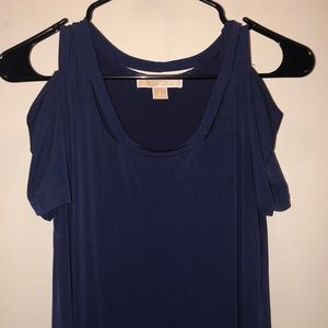 Michael by Michael Kors navy blue dress w/ cutouts